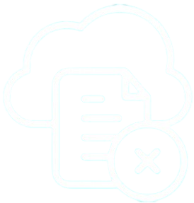 No data sharing icon
